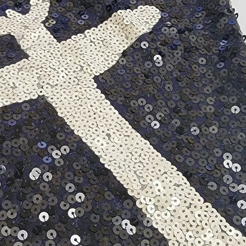 J. Crew Sequin Anchor Nautical Racerback Tank Top - Picture 10 of 14